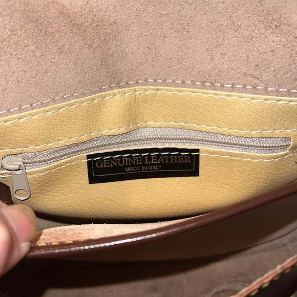 Vera Pelle Italy leather crossbody purse - Picture 6 of 6